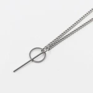 [벨가] 써지컬스틸 원형 일자 목걸이