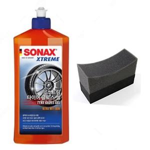 소낙스 익스트림 타이어 글로스 젤 500ml 광택제 코팅제+타이어 어플리케이터