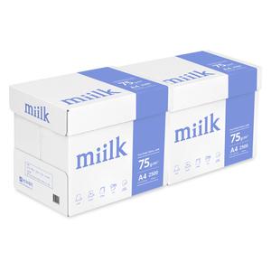 밀크 복사용지 A4 75g 5000매(2500매x2박스) 11st(S)