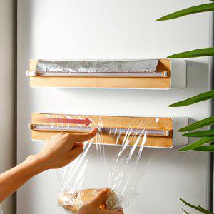 [다우니]자석 부착형 가정용 랩커터기 랩포장기 호일 종이호일 커팅기