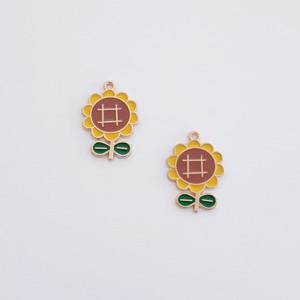 해바라기 열쇠고리 키링 펜던트 악세사리 부자재  에어팟 가방고리 키홀더 백참 키케이스 폰꾸 인형꾸미기 만들기 재료 