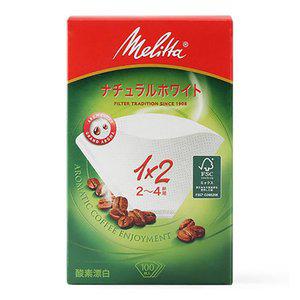 [카페뮤제오]메리타 아로마 필터 1X2 화이트 100매 붉은포장
