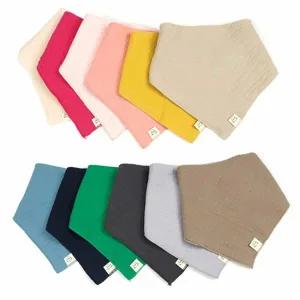 [보리보리/삐까부]요루거즈 솔리드 유아 아동 아기 스카프빕 턱받이 침수건