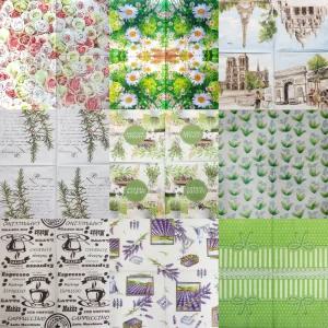 테이블 냅킨아트 카페 냅킨공예 1팩 20장