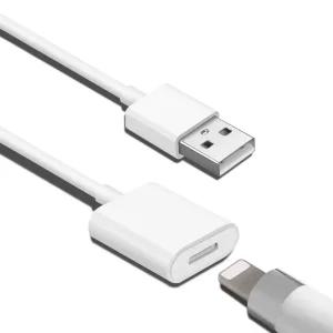 애플펜슬 1세대 호환 충전케이블 젠더 USB 타입 애플8핀 연장선
