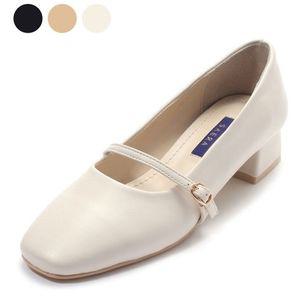 [갤러리아] SAERA 세라 여성 메리제인 펌프스 S23P402 크림 3CM