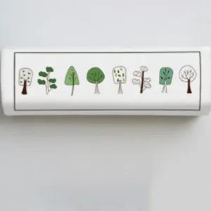 나무 스판 벽걸이 에어컨 덮개 커버 사이즈 특대형 휘센 엘지 실내기 덥게 보호 에어콘 가리개 가림막 카바