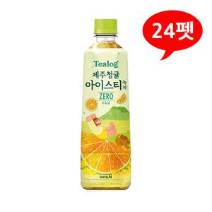 제주청귤 아이스티 녹차 500mL X 24펫