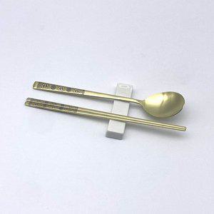 [신세계몰]한일 십장생 티타늄 수저 세트  1P