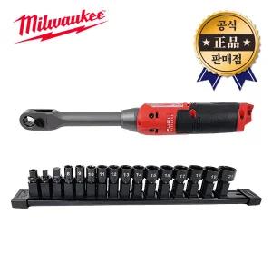 밀워키 충전임팩라쳇렌치 M12 FPTR-0 본체 6.35mm 소켓포함 12V 임팩트