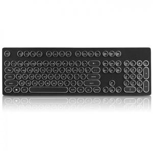 ABKO 레트로 써클 키캡 104키 / 블랙키캡 실버링 / 클레식 감성