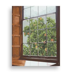 위메이크 페인팅 DIY 명화그리기 오렌지 나무 40x50