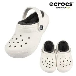 키즈 클래식 라인드 클로그 털신 207010-10M C