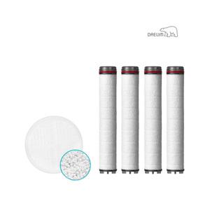 대림바스 디클린 멀티필터 샤워기 염소제거 세라믹볼+리필필터(4개입)SET