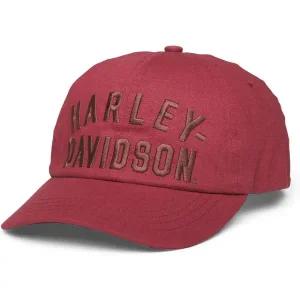 할리데이비슨 맨즈 스테이플 캡 모자 러셋 브라운 97673-22VM