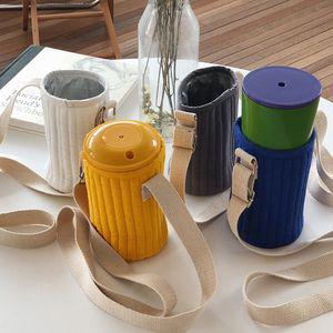 로모주 에코 파우치 KN-04006 물병 누빔 텀블러백 가방 크로스백 보온 드링크홀더