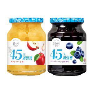 복음자리 45도 사과잼 350g +블루베리잼 350g
