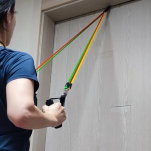 문틈 근육운동고무줄 어깨 등 방문에거는 스트레칭 문걸이밴드