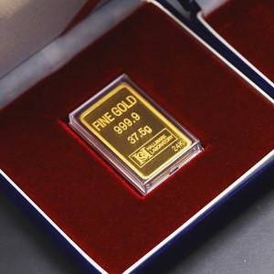 [골드초이스] 순금 골드바 37.5g(10돈,한냥) 파인골드 미니골드바 각인 금시세 금투자 카드결제