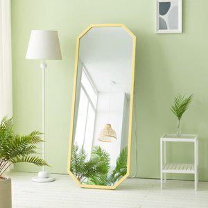 [지베스]허니 팔각 와이드(대) 전신거울 스탠드형