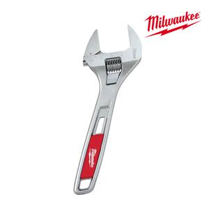 밀워키 8인치 와이드 몽키 스패너 48-22-7508A 조절형 경량 렌치 수공구 배관 수전