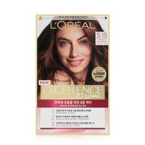 [로레알파리] 로레알 뉴엑셀랑스 크림 염색약 5.15 (자연갈색잿빛)
