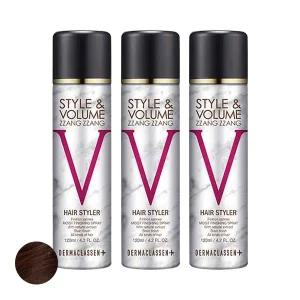 더마클라센 스타일앤 볼륨짱짱 흑채 스프레이 자연갈색 120ml x3
