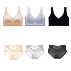 캐시 노와이어 노후크 심리스브라 + 팬티 세트 브래지어 속옷 여성 Ｍ－ＸＬ