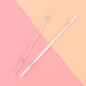 게시판종이고정 투명 막대 자석 슬림 바 2P 냉장고 메모홀더 메모꽂이 명함꽂이 책상정리용품