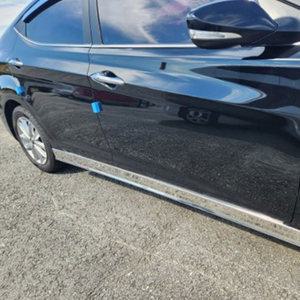 k3 스텝몰딩 긁힘방지 스크래치 방지 자동차 스테인레스 몰딩 2P 사이드스커트