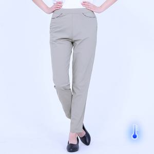 여름 여성등산바지 쿨 냉감 밴딩 편한 얇은 일자 팬츠 아웃도어 작업복 하의 중년 엄마