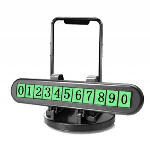 POIPOI콜미360 거치대 차량용 360도 대쉬보드 2in1 야광 주차번호 핸드폰 스마트폰 거치대