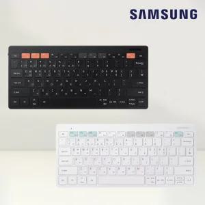 삼성전자 정품 스마트 키보드 트리오 스마트폰 아이패드 갤럭시탭 맥북 갤럭시북 3대 연결  텐키리스 블루투스키보드 EJ-B3400 N