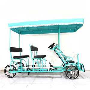 관광 자전거 4인용 특수자전거 4륜 캐노피 다인승