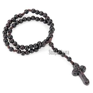 5단 기도 묵주 대추나무 10mm 가톨릭 천주교 성물