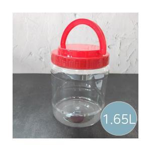 PET원형용기 1.65L 7756 / 밀폐용기 젓갈통 양념통 고추장통 된장통 보관용기