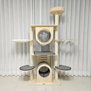 펫이랑 캡슐 캣타워 고양이 숨숨집 스크래쳐 장난감