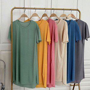 [ETN]아이스쿨링 여성 원피스 홈웨어 집안 시원한 치마 원피스 잠옷