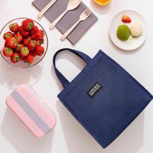 심플 사각 방수 아이스백 3컬러 소형 대형 은박 보온 보냉 런치백 이유식 도시락 가방