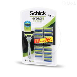 쉬크 하이드로5 컴포트 면도기세트(기1+날16)