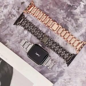 디유아모르 디유아모르 애플워치 큐빅 메탈 스트랩