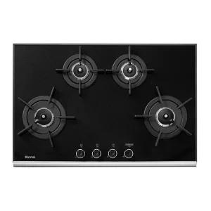 [롯데백화점]린나이 린나이 펄크리스탈 빌트인 4구 블랙 가스쿡탑 RBR-P4400_L.