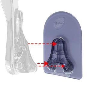 [마이모노샵] 간편설치 무타공 접착 원터치 문고정 도어스토퍼 2개