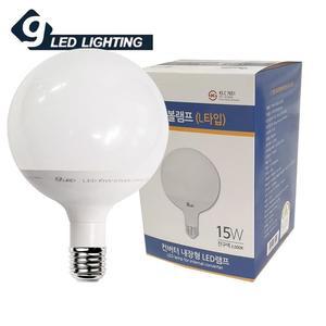 [XB87503K]건식15W 전구색 볼램프 L타입 컨버터 LED전구