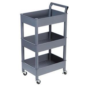 [RG60236U]심플한 리빙정리 트롤리 3단 이동형 수납