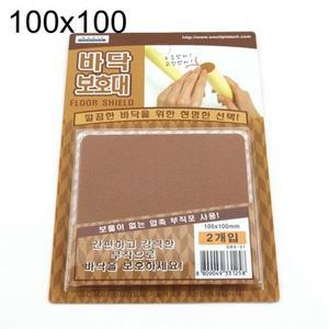 [RG361SPS]바닥보호대 사각 100x100 문보호대 큐비클