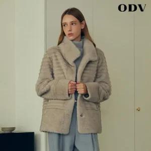 24FW ODV FAUX 밍크 퍼 자켓 1종