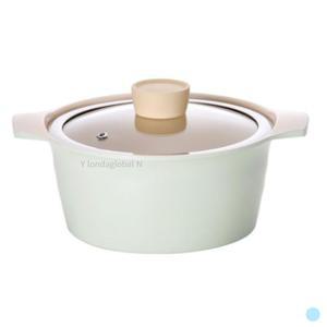 키친플라워 쿠킨 레몬민트 세라믹 인덕션 냄비 18cm