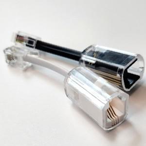 전화선 꼬임방지 젠더 수화기 커넥터 회전 사무실 연장 스프링