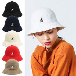 캉골 울 버킷햇 남녀공용 버뮤다 로고 벙거지 모자 K3451